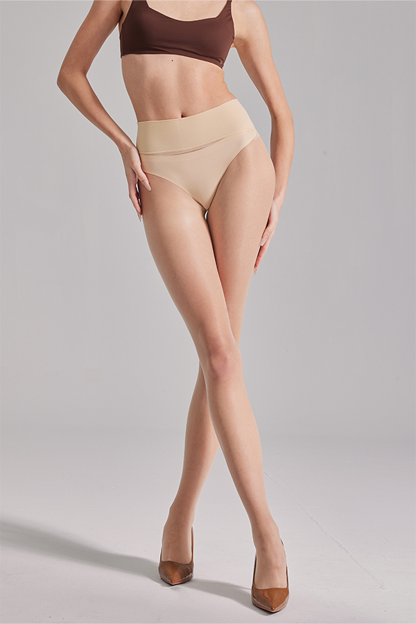 Seamless high wasitband sheer tights