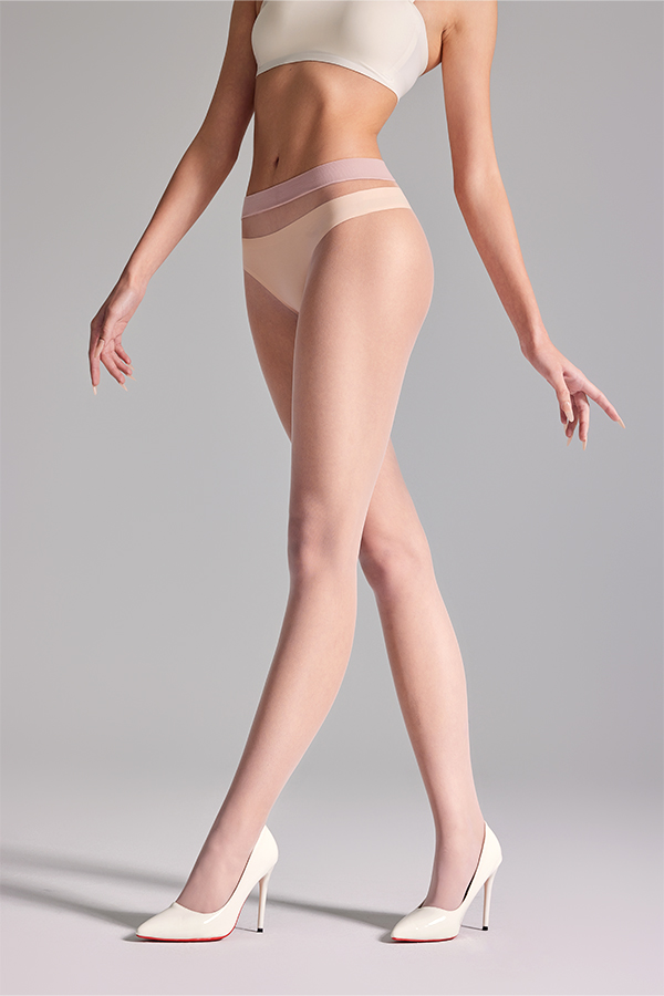 Seamless sheer tights
