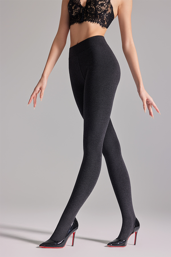Expanded panel thermal opaque tights