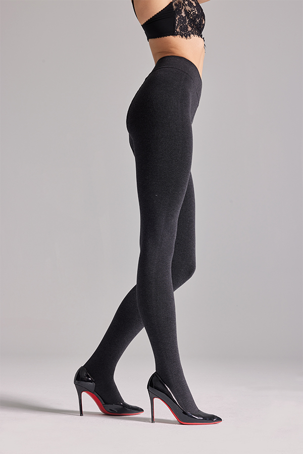 Expanded panel thermal opaque tights