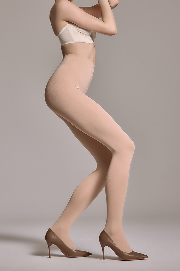 Velvet Tights with Triangle Gusset