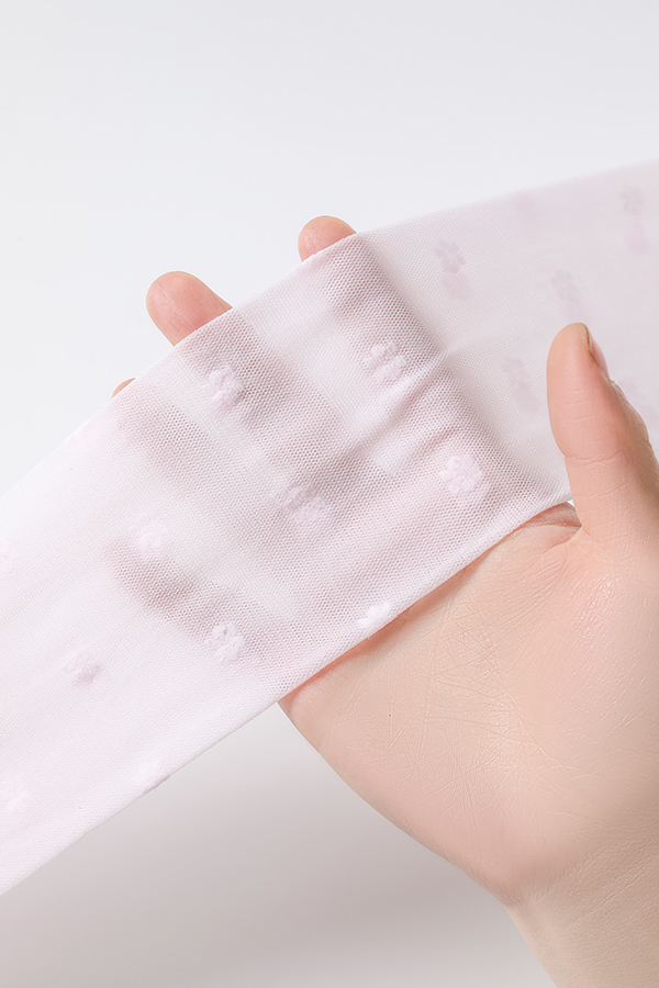 Cute Floral Jacquard Kids Tights