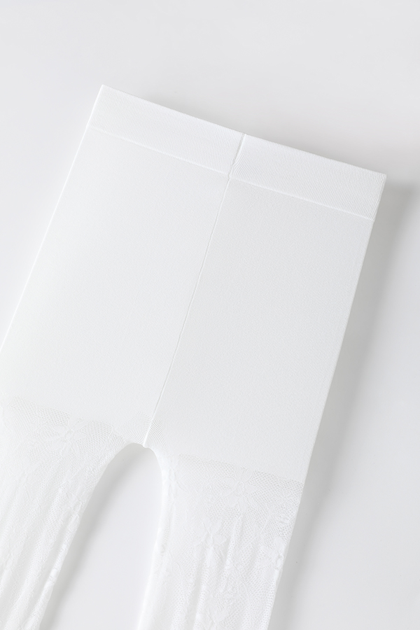 Sunflowers Pattern Jacquard Kids Tights