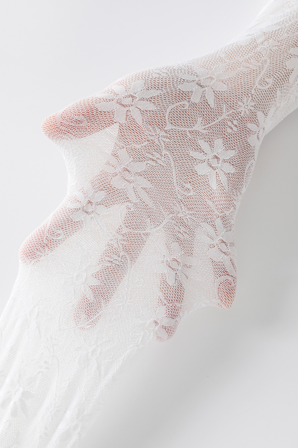 Sunflowers Pattern Jacquard Kids Tights