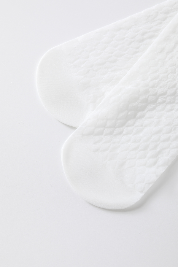 Argyle Dot Bow Girls Short Socks