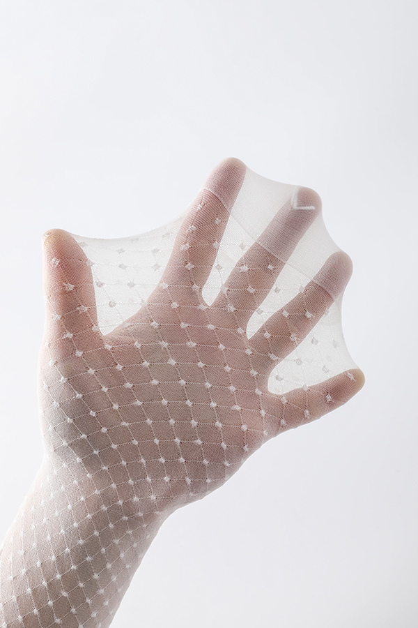 Argyle Dot Bow Girls Short Socks