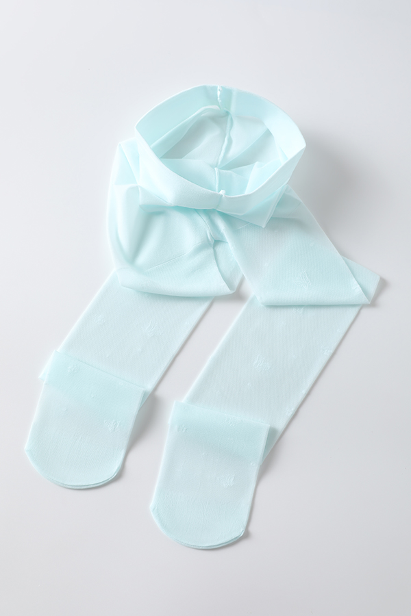 Butterfly & Dots Jacquard Kids Tights