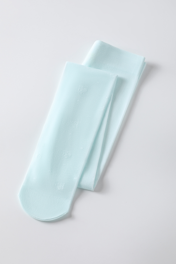 Butterfly & Dots Jacquard Kids Tights