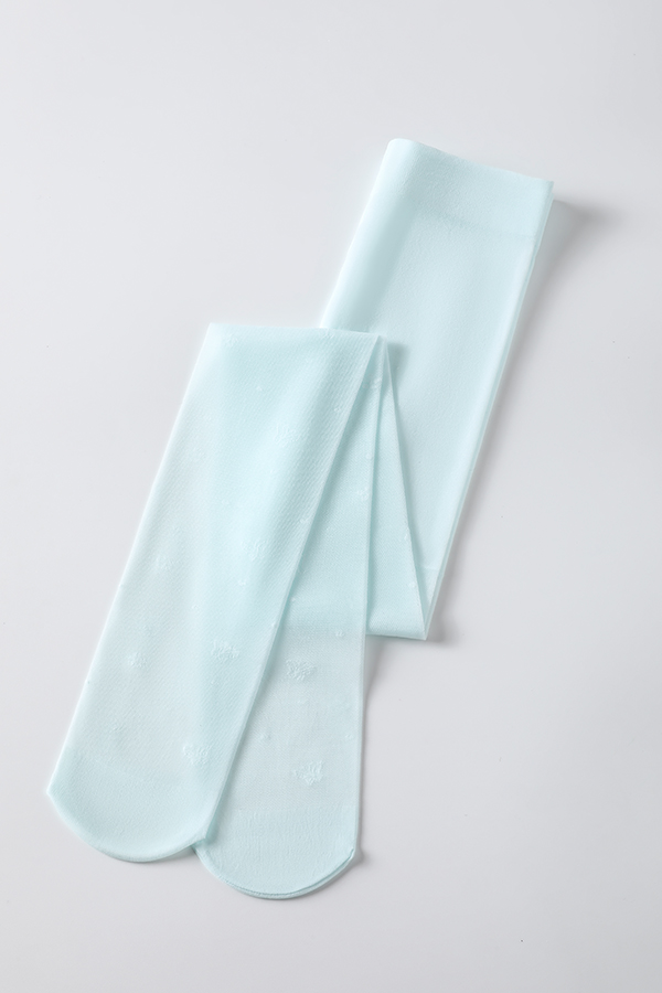 Butterfly & Dots Jacquard Kids Tights