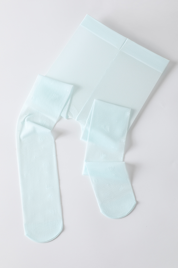 Butterfly & Dots Jacquard Kids Tights