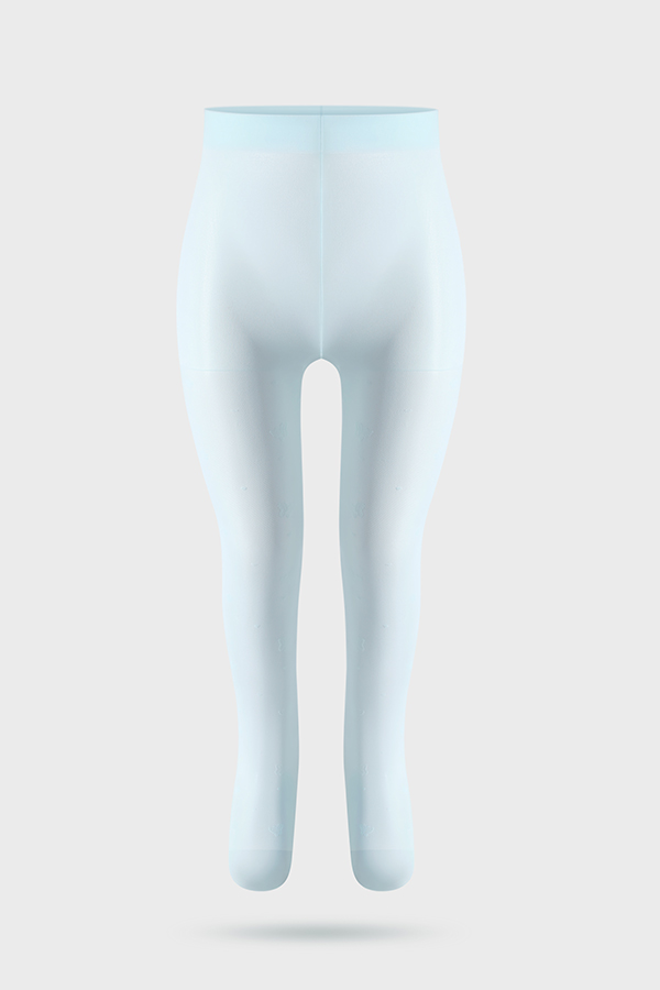 Butterfly & Dots Jacquard Kids Tights