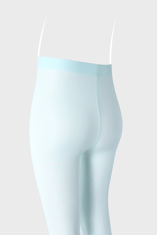 Butterfly & Dots Jacquard Kids Tights