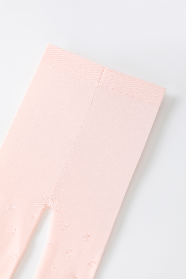 Cherries Pattern Jacquard Kids Tights