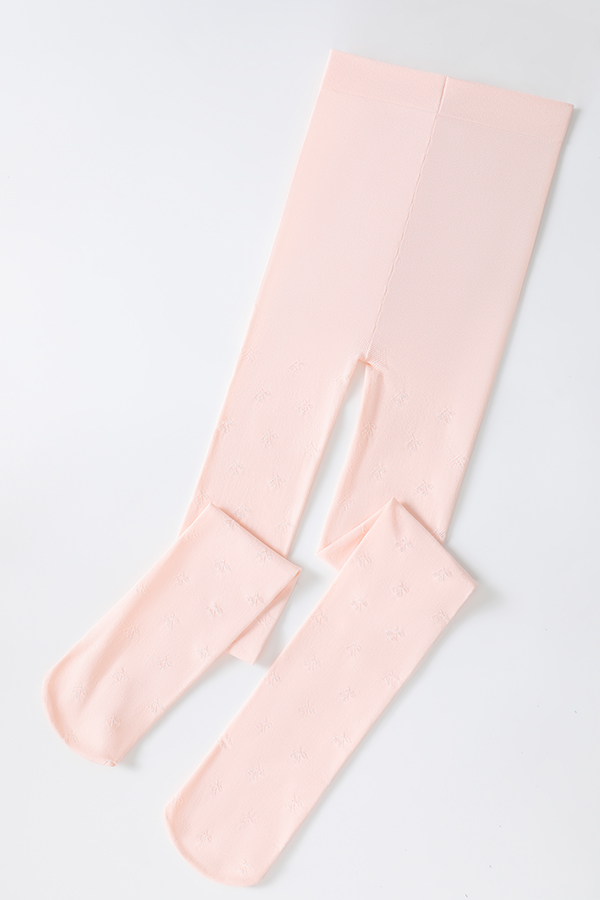 Cherries Pattern Jacquard Kids Tights