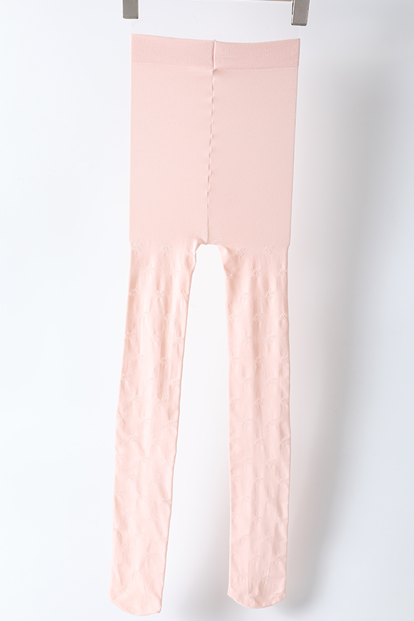 Cherries Pattern Jacquard Kids Tights