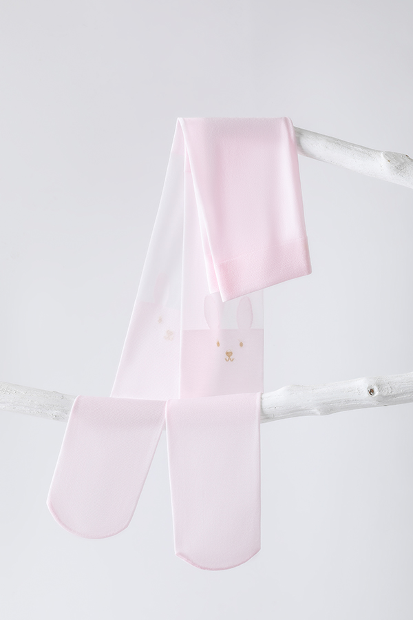 Cute Bunny Pattern Jacquard Children's Tights