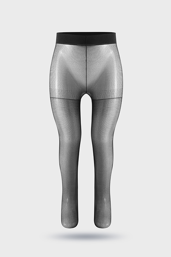 40D Straight Panel Kids Tights