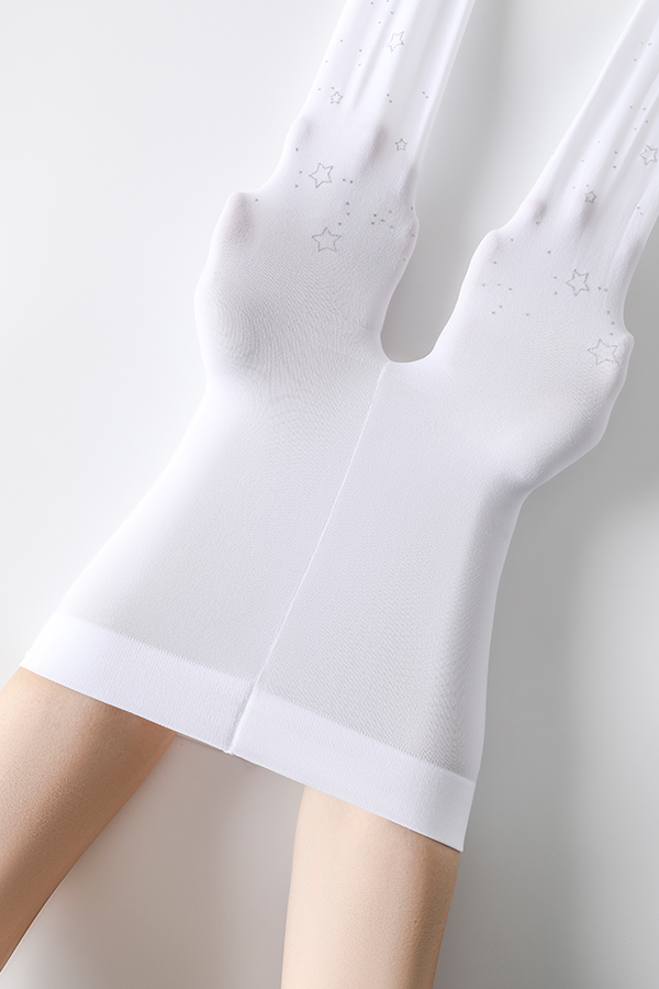 Star Printed Kids Tights