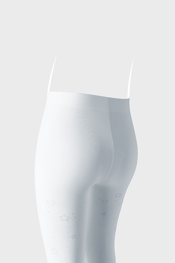 Star Printed Kids Tights