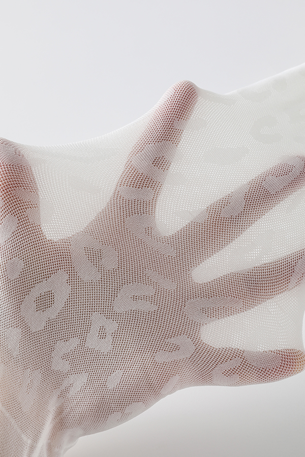 Leopard Jacquard Kids Tights